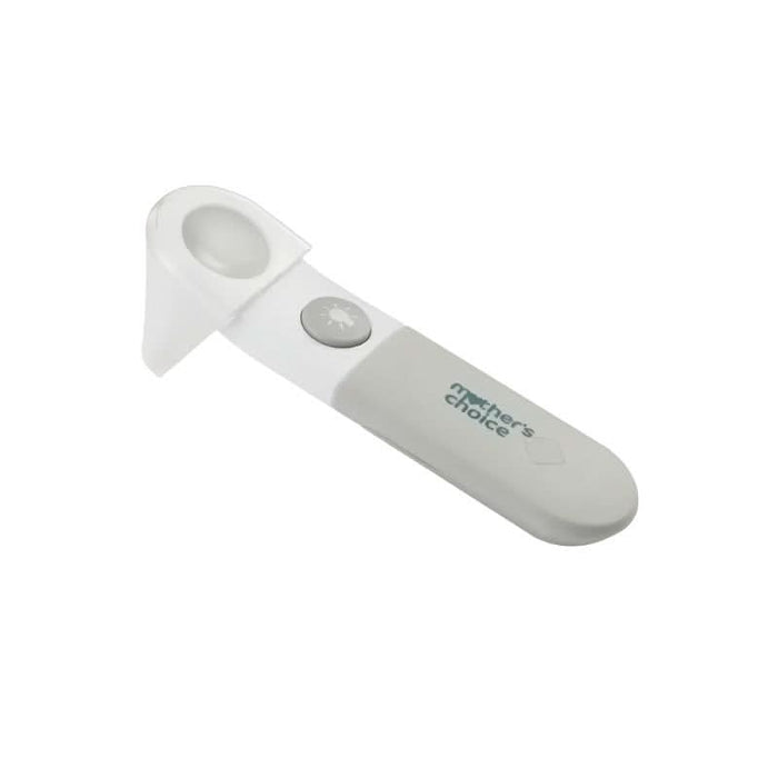 Secure, easy-view scratch-resistant lens of Mother's Choice Otoscope—a beacon of clarity for parents