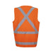 JB's NSW/QLD Rail Day Night Zip X-Back Safety Vest - Shopica Pty Ltd