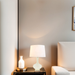 Customizable Resin Lamp Cream Base Vase Shape White Shade - Shopica Pty Ltd