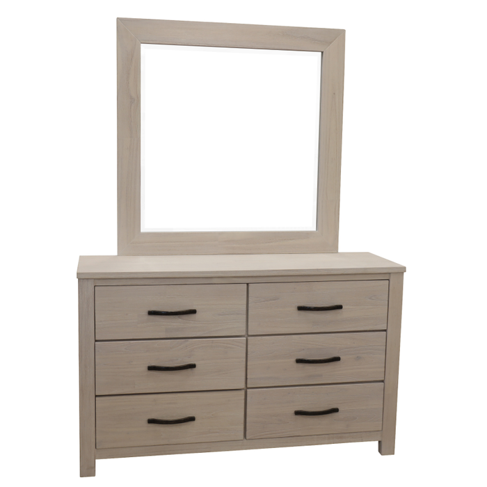 Florida King Bed, Dresser, Mirror & Bedsides-Kit