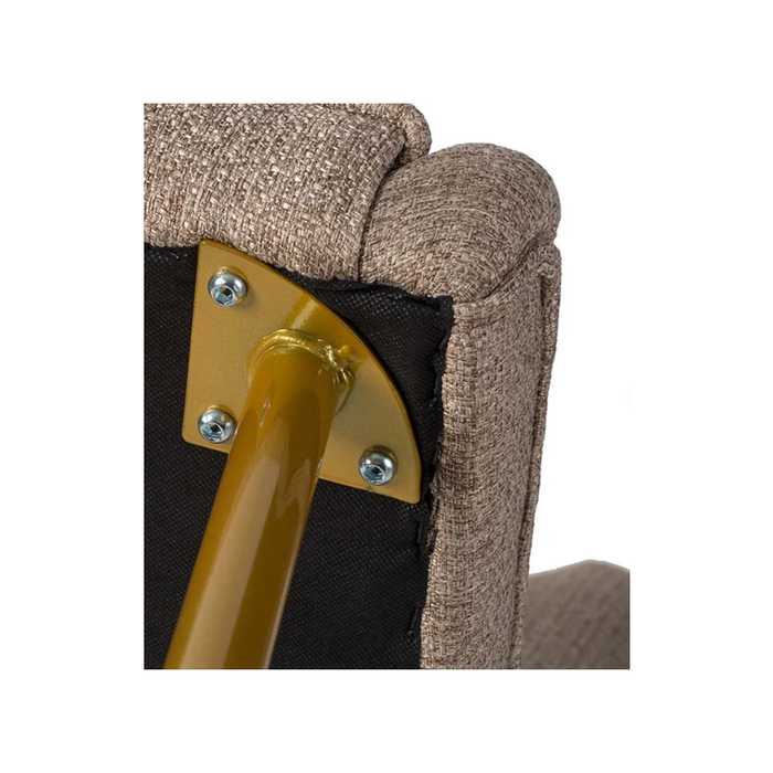 The Backside of the Eleganza Dining Accent Chair Showcasing Craftsmanship