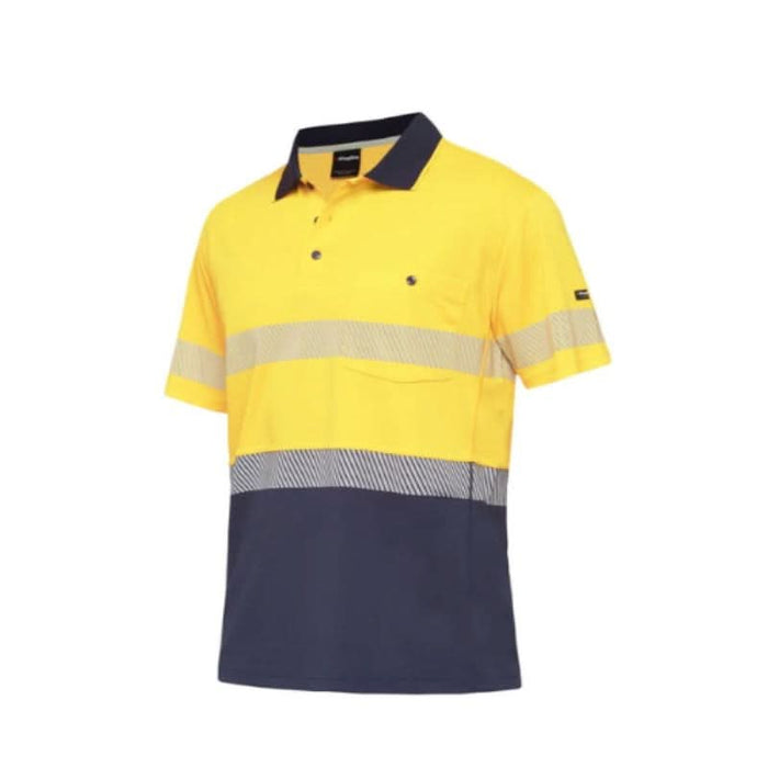 King Gee Workcool Hyperfreeze Spliced Polo Short Sleeve with Segmented Tape - Shopica Pty Ltd