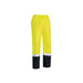 Bisley Waterproof Reflective Taped Two Tone Hi Vis Day Night Shell Rain Pants - Shopica Pty Ltd