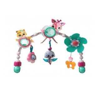 Close-up of the Tiny Princess Tales characters on the Sunny Stroll Stroller Arch.