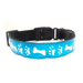 Glowing Elegance LED Reflective Bone and Paw Dog - Shopica Pty Ltd