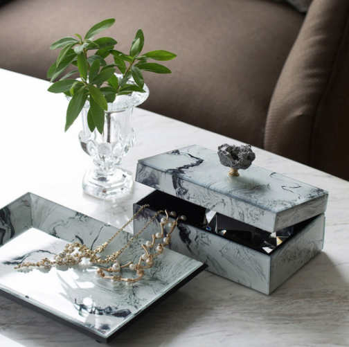 White Marble Jewelry Box preview