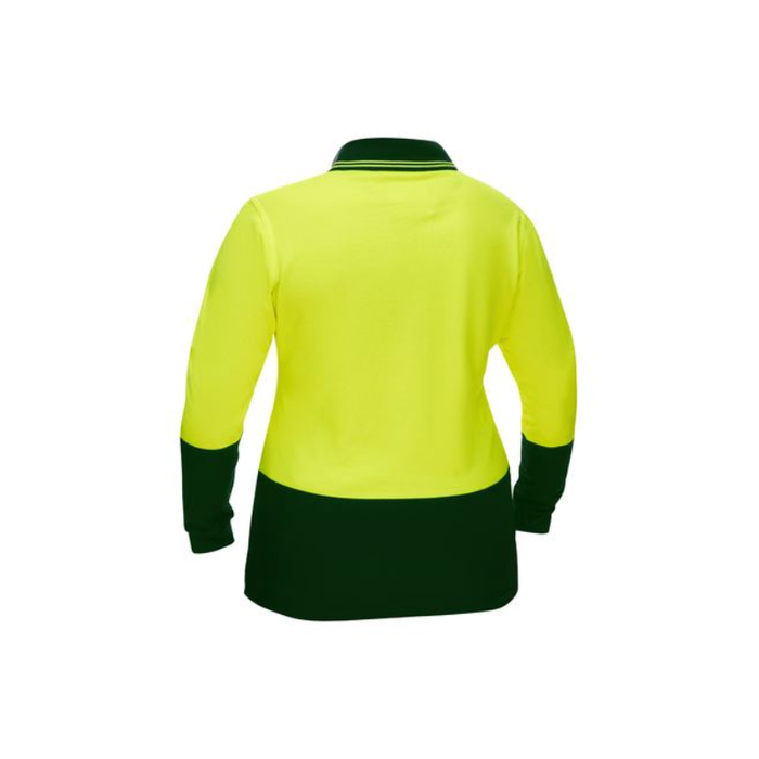 Bisley Women's Hi Vis V-neck Polo - Shopica Pty Ltd