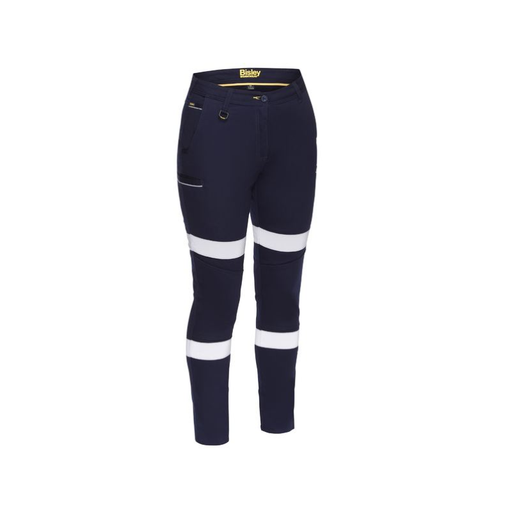 Bisley Womens Taped Stretch Ladies Cotton Pants - Shopica Pty Ltd