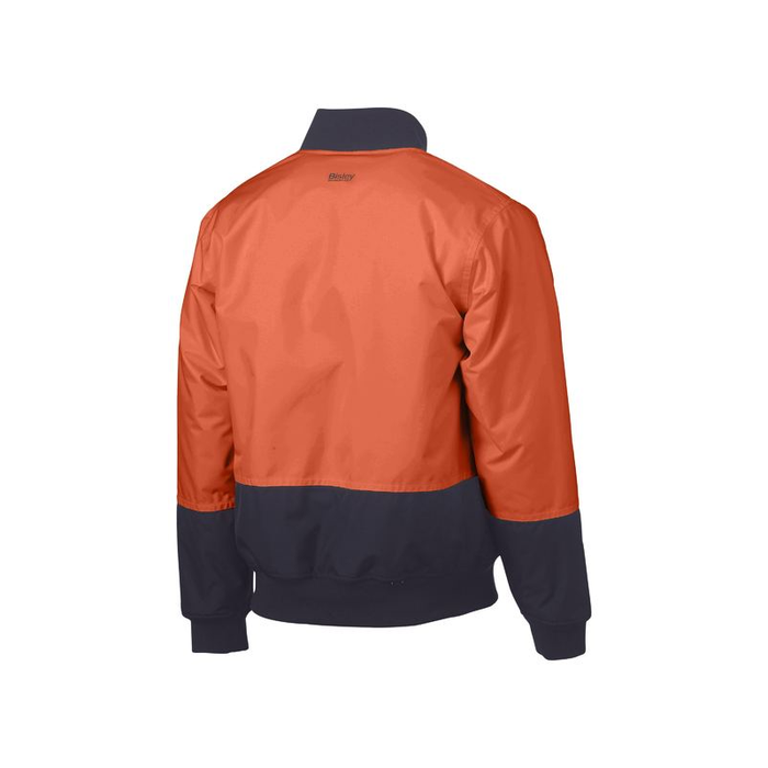 Bisley Two Tone Hi Vis Waterproof Bomber Jacket - Shopica Pty Ltd