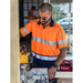 Bisley Taped Two Tone Hi Vis Polyester Mesh Short Sleeve 3M Reflective Tape Polo Shirt - Shopica Pty Ltd