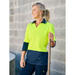 Bisley Women's Hi Vis V-neck Polo - Shopica Pty Ltd