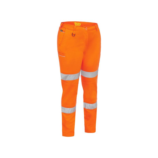 Bisley Womens Taped Stretch Ladies Cotton Pants - Shopica Pty Ltd