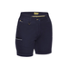 Bisley Womens Stretch Mid Rise Cotton Cuffed Hem Tradie Work Shorts - Shopica Pty Ltd