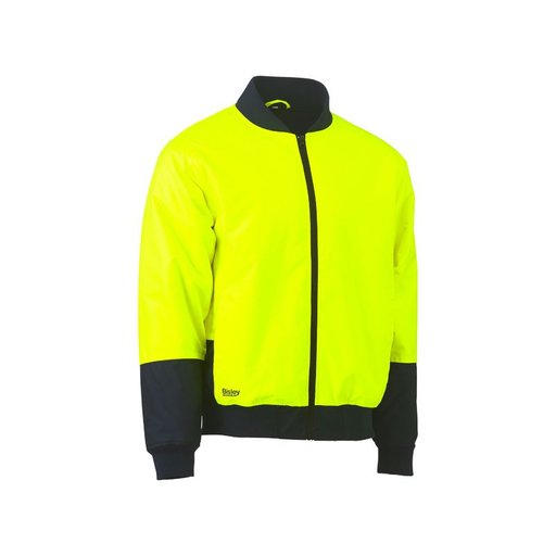 Bisley Two Tone Hi Vis Waterproof Bomber Jacket - Shopica Pty Ltd
