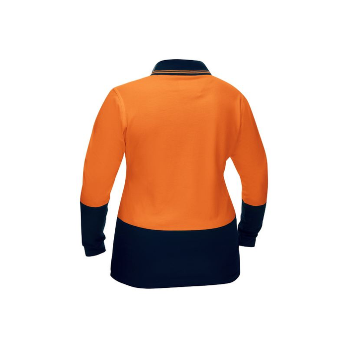 Bisley Women's Hi Vis V-neck Polo - Shopica Pty Ltd