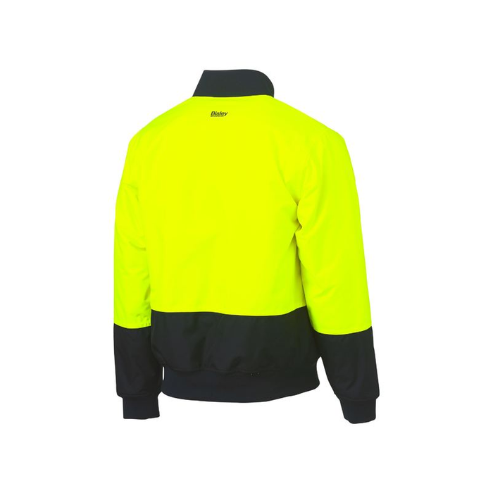 Bisley Two Tone Hi Vis Waterproof Bomber Jacket - Shopica Pty Ltd
