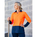 Bisley Women's Hi Vis V-neck Polo - Shopica Pty Ltd