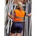 Bisley Womens Stretch Mid Rise Cotton Cuffed Hem Tradie Work Shorts - Shopica Pty Ltd