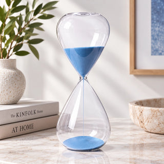 30-Minute Blue Glass Hourglass