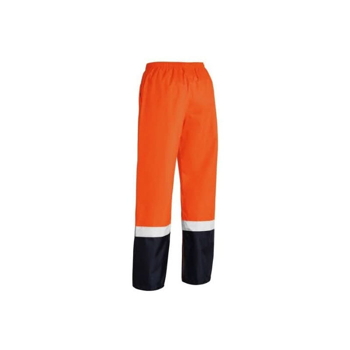 Bisley Waterproof Reflective Taped Two Tone Hi Vis Day Night Shell Rain Pants - Shopica Pty Ltd