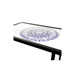 Capture of Serenity Blue Tea Table in a sunlit room, highlighting its colour contrast and finish