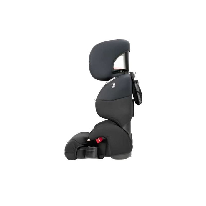 Side View of Tribe AP Booster Showing the Integrated Swing-Out Cup Holders