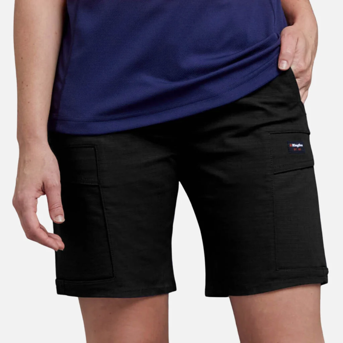 King Gee  Women's  Workcool Pro Shorts - Stretch - Navy - Black - Khaki - Shopica Pty Ltd