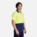 King Gee Workcool Hyperfreeze Men's Spliced Polo Short Sleeve - Orange - Yellow - Shopica Pty Ltd