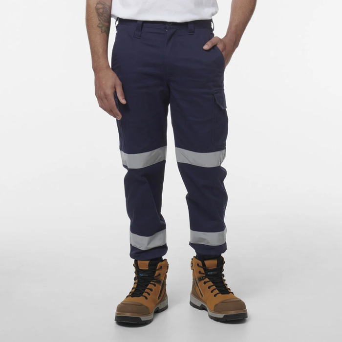 King Gee Stretch Bio Motion Cuff Reflective Cargo Pants - Shopica Pty Ltd