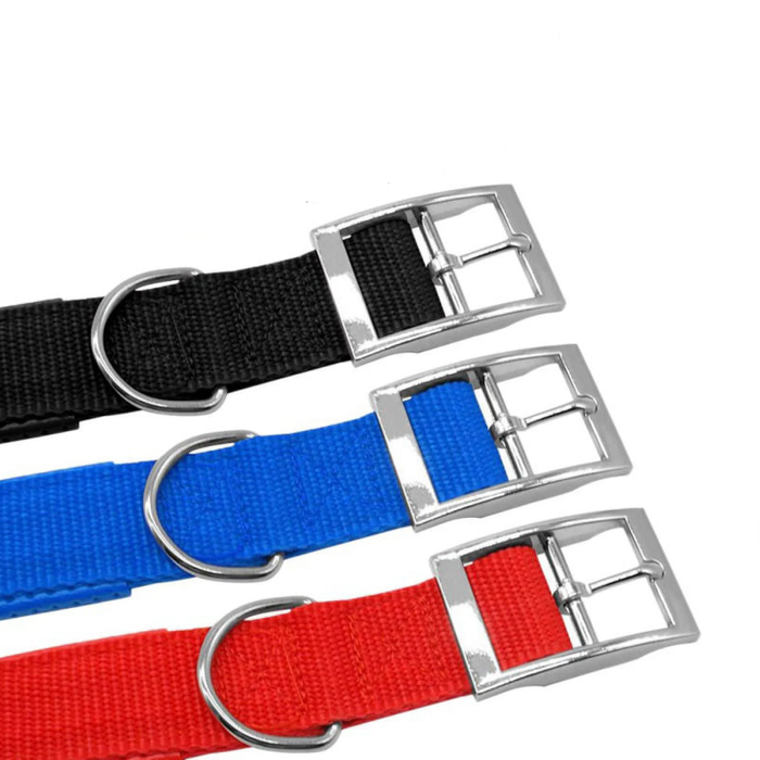 Adjustable, luxurious dog collar in plush foam padding for an elegant look