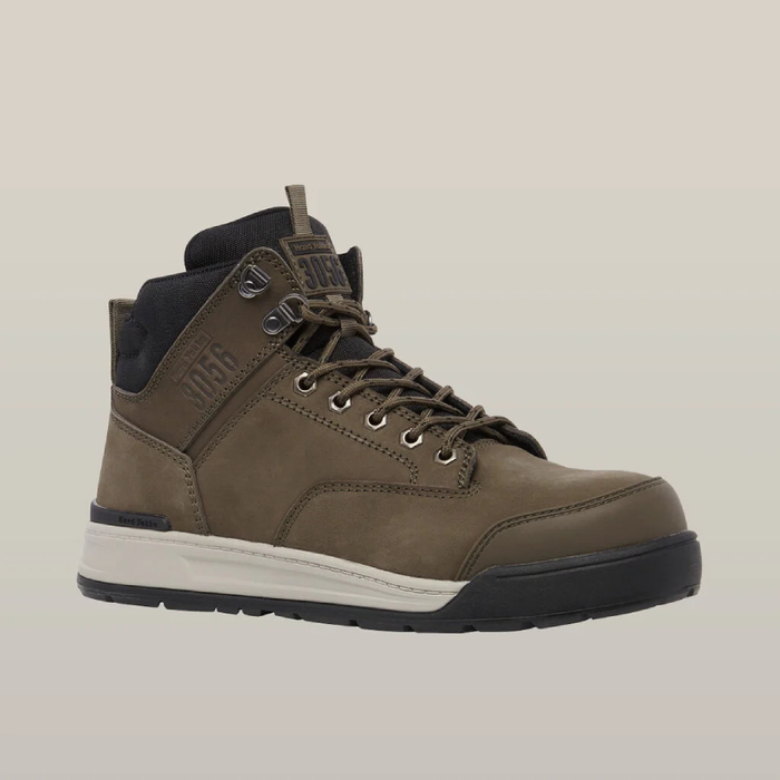Hard Yakka 3056 Steel Cap Lace up and Zip Safety Toe Work Boots