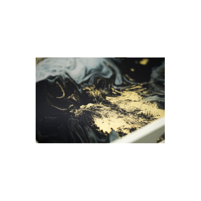 "The essential organizer tray in black and white, perfect for stylishly securing items