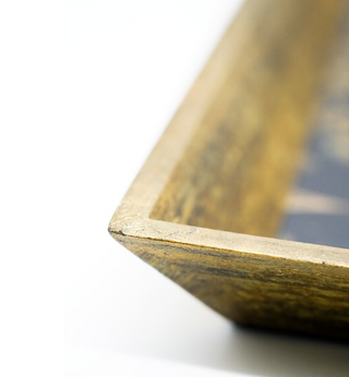 Intricately designed Heirloom Charm Vintage Tray Ensemble adding a touch of elegance to the decor.
