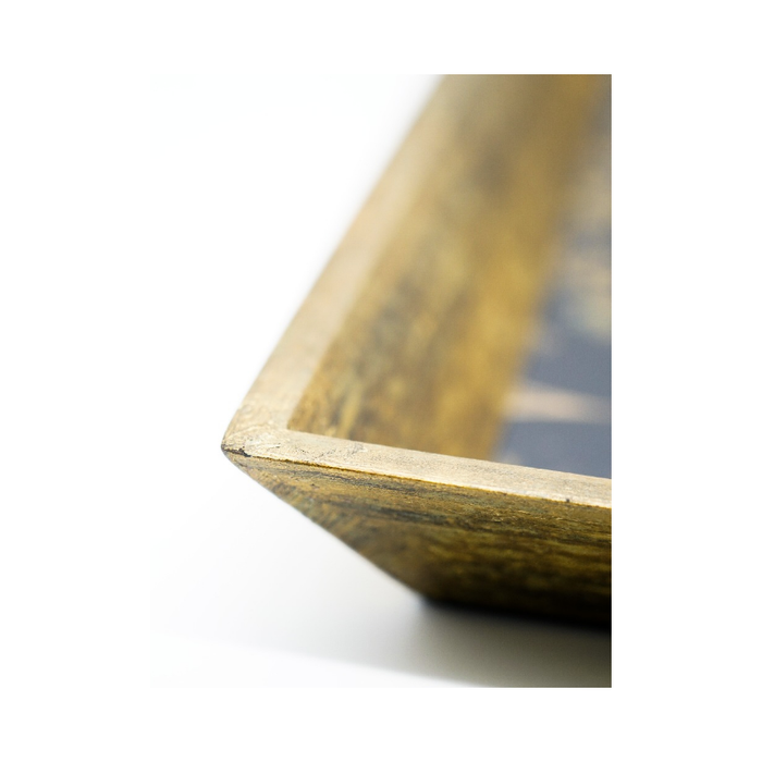 Intricately designed Heirloom Charm Vintage Tray Ensemble adding a touch of elegance to the decor.