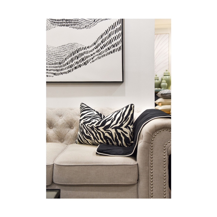 Wild Zebra Vibe Modern Cushion - Shopica Pty Ltd