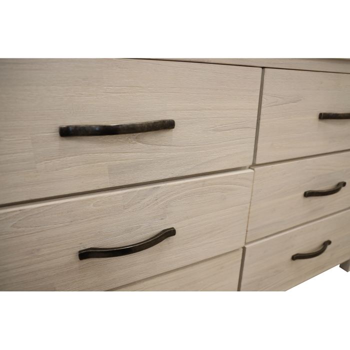 Florida King Bed, Dresser, Mirror & Bedsides-Kit
