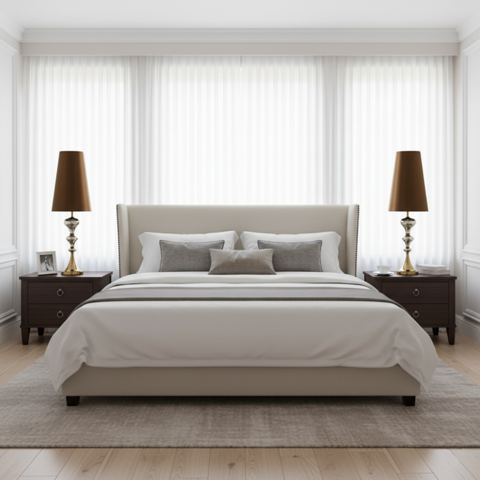 Dubai Gold Table Lamp - Classic Aluminium Bedroom & Living Room Lighting