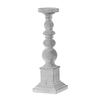 51CM Weathered Stone Baluster Candle Holder