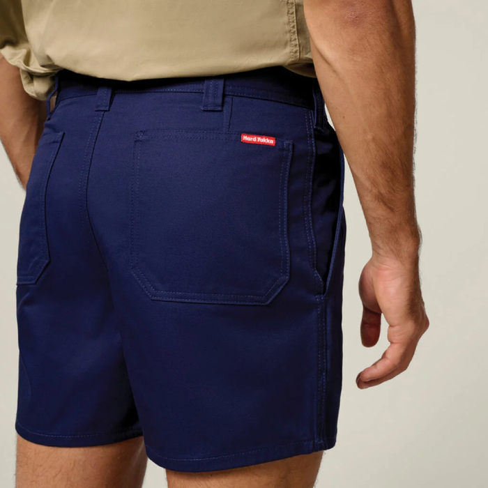 Hard Yakka Drill Short With Belt Loops Tradie Work Pants