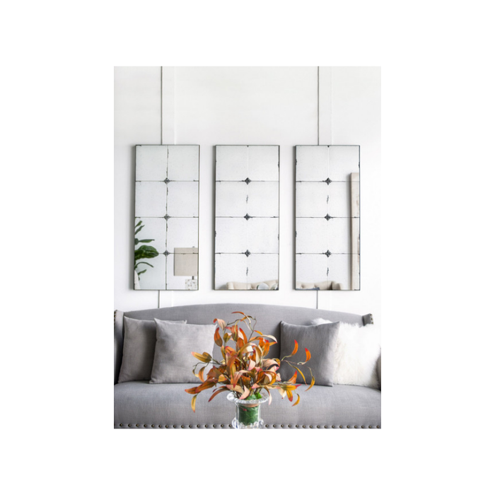 Rectangle Antique Glass Wall Mirror