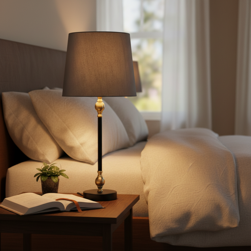 An Inviting Glow From A Lamp That Makes Your Heart Stamp.