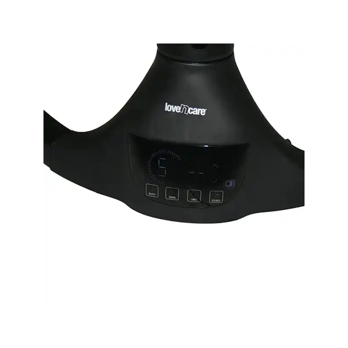Soothing Love N Care Wave Swing in Black with easy interactive touch pane