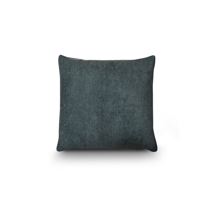 Elegant Contrast: Cream and Blue Modern Pattern Woven Cushion - Shopica Pty Ltd