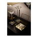 Vintage charm brass glass box on a chic dressing table
