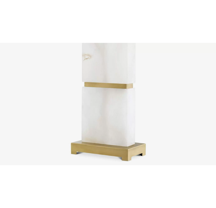Discover the transformative power of the Mirror Hall White Marble Lamp in your home decor.