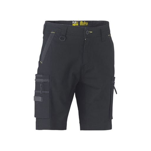 Mens Bisley Flex & Stretch Utility Zip Cargo Short - Shopica Pty Ltd