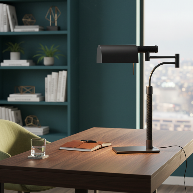 A statement desk lamp that turns every task into a refined experience — crafted for comfort, precision, and timeless appeal.