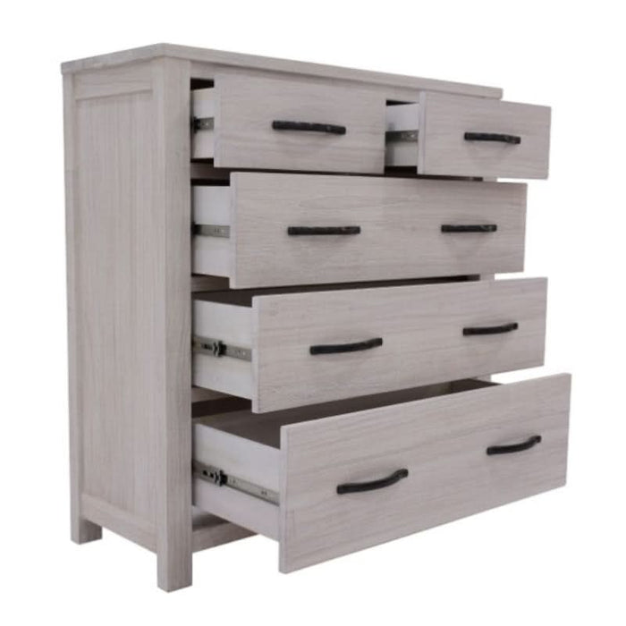 5 Drawers Florida Serenity Tallboy Open Drawers
