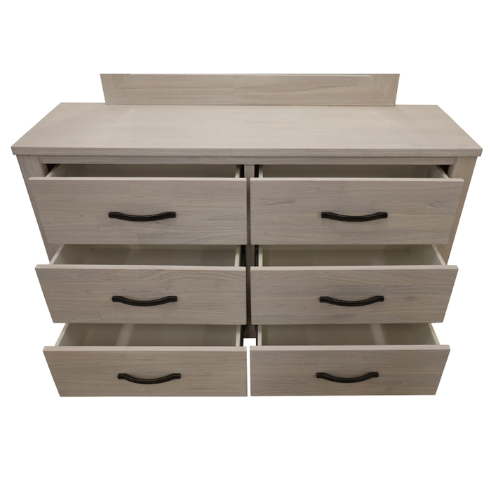 Florida King Bed, Dresser, Mirror & Bedsides-Kit