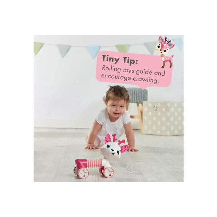Discover the World: Florence Pink Rolling Toy Triggers Baby's Laughter